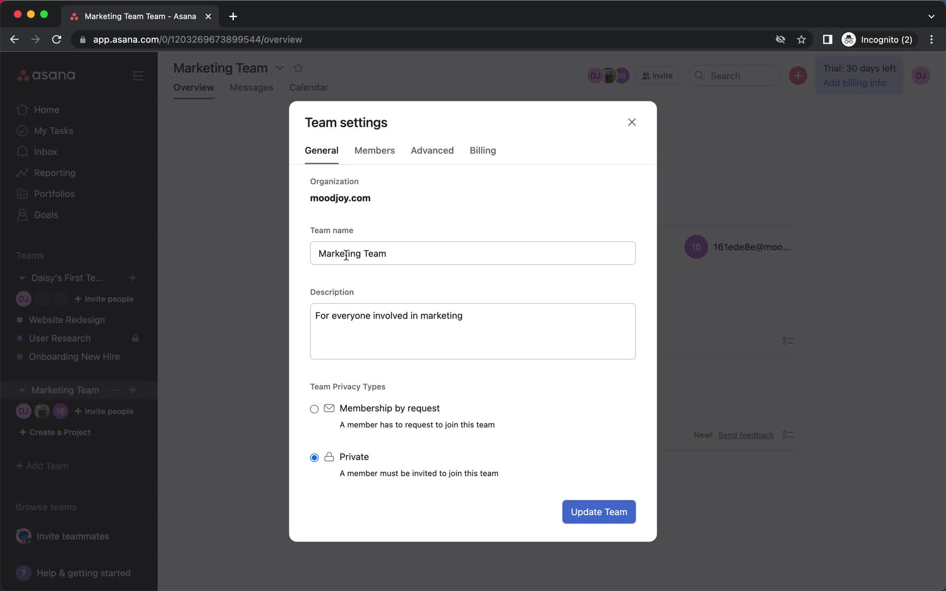 Creating a group on Asana video thumbnail