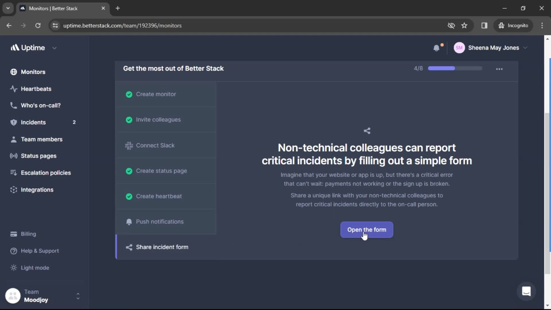 Creating incident on Better Stack video thumbnail