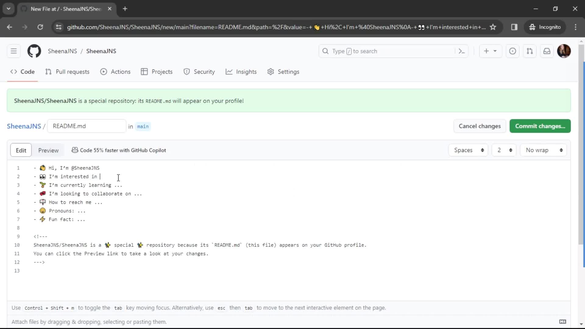 Creating README on GitHub video thumbnail