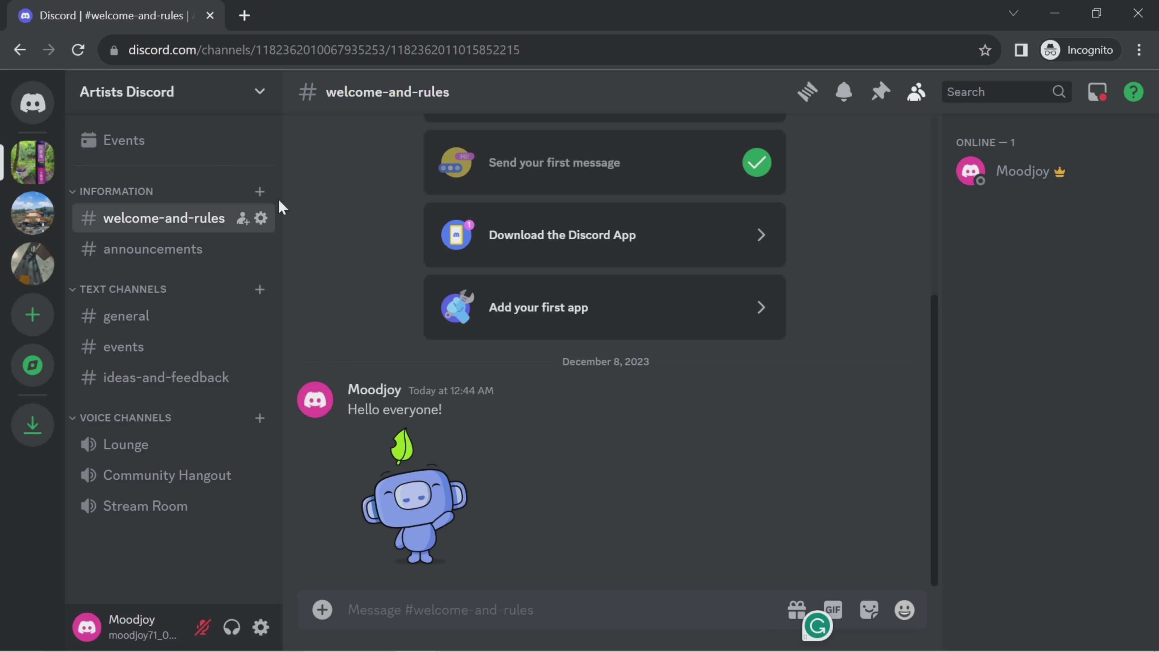 Creating a channel on Discord video thumbnail