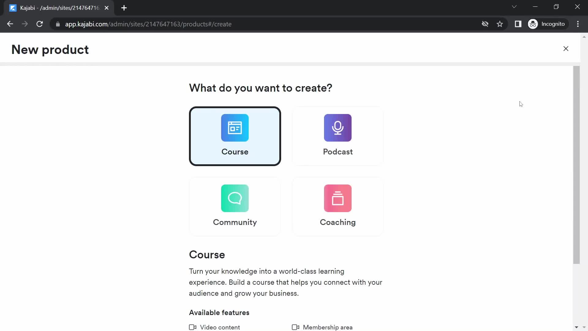 Creating a course on Kajabi video thumbnail