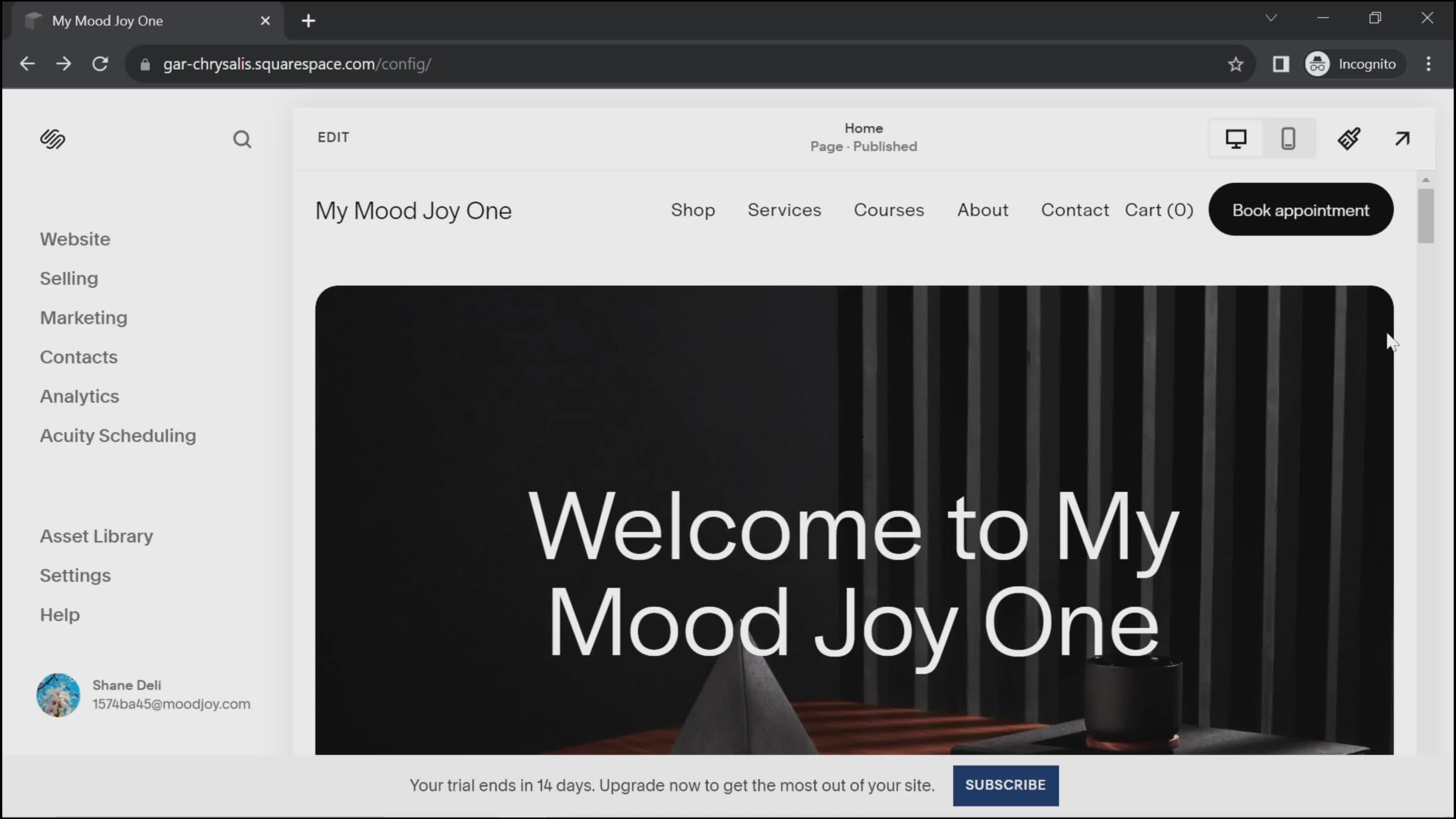 Creating a discount code on Squarespace video thumbnail