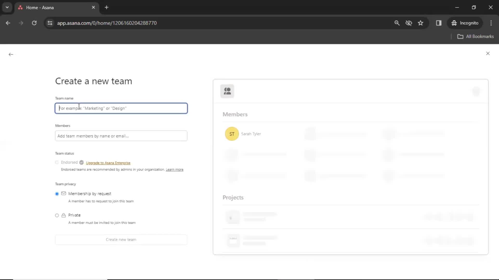 Creating a group on Asana video thumbnail