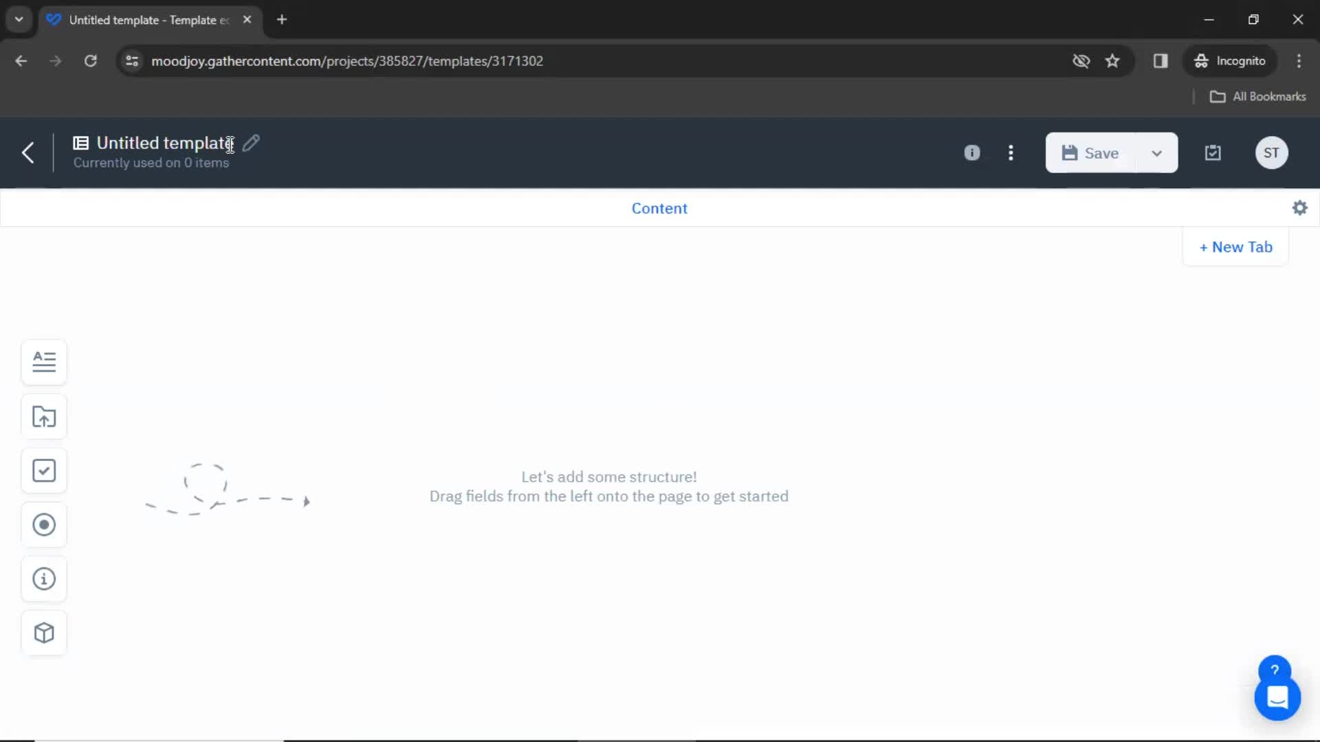 Creating a template on GatherContent video thumbnail
