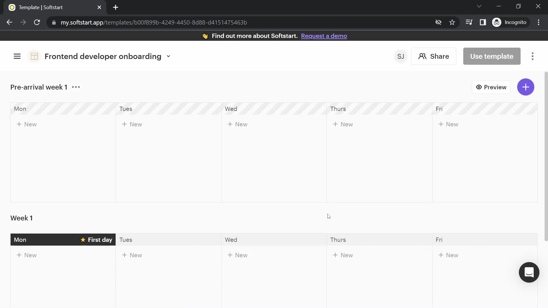 Creating a template on Softstart video thumbnail