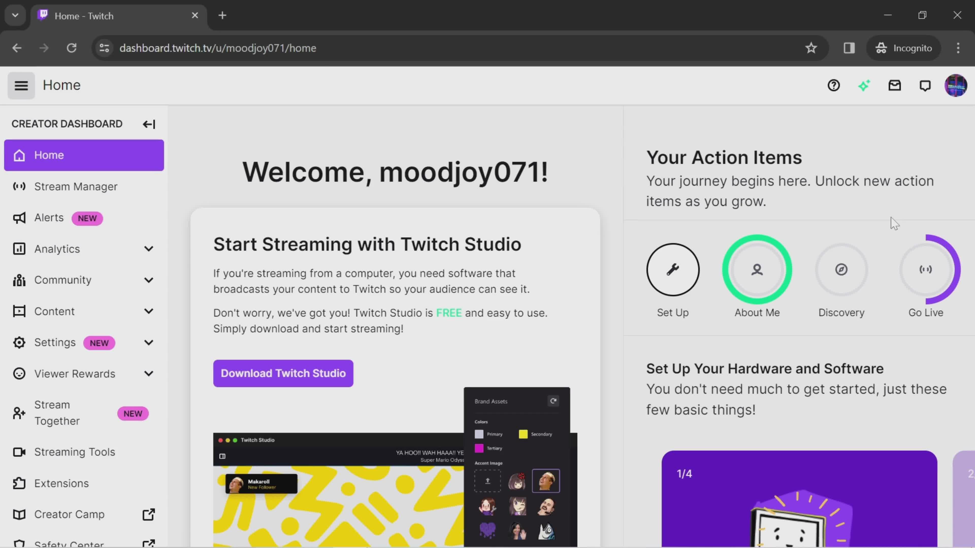 Broadcasting a stream on Twitch video thumbnail