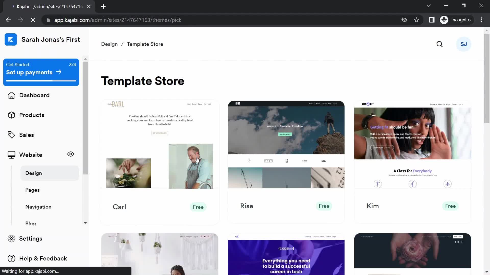 Creating a website on Kajabi video thumbnail