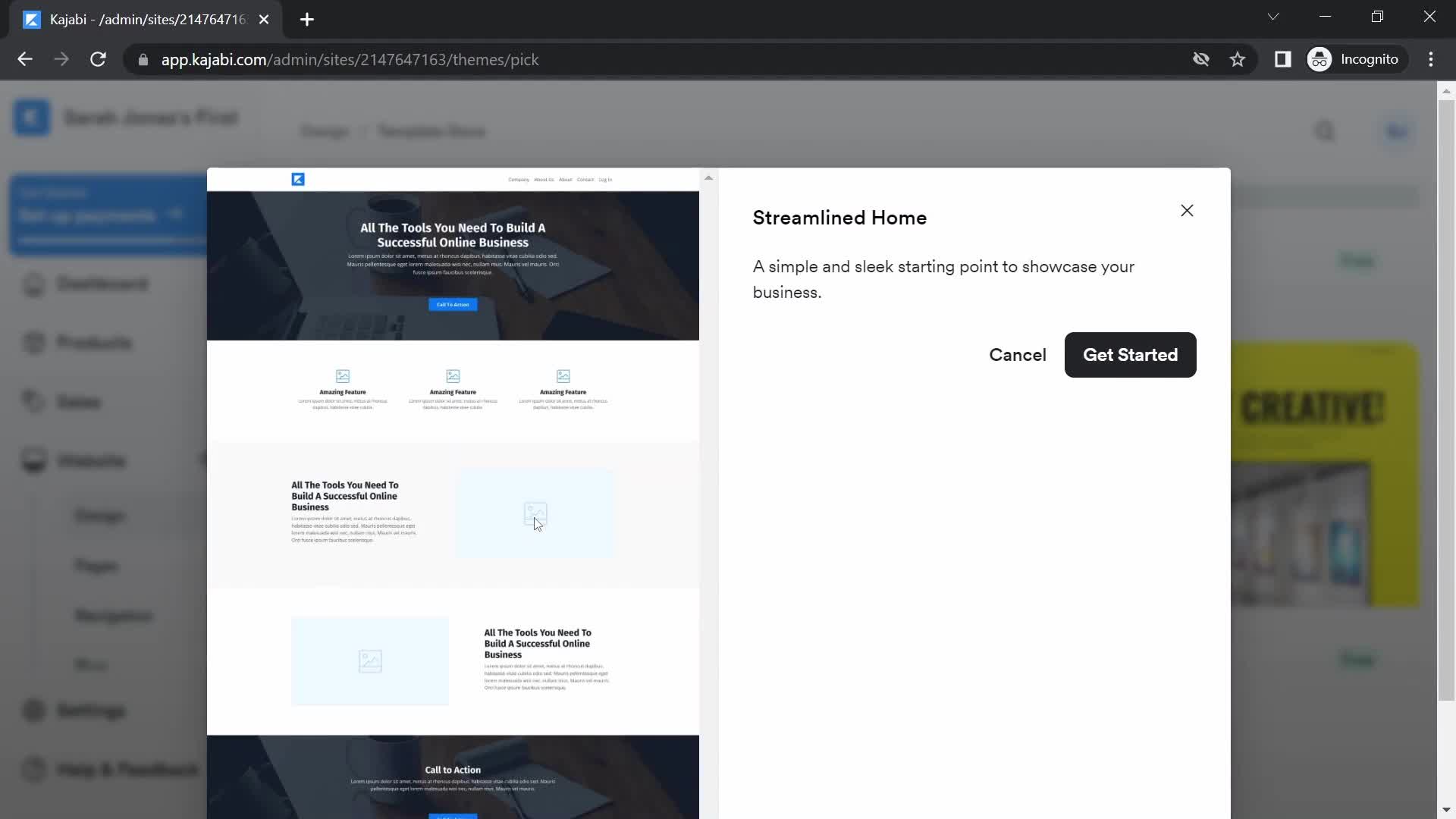 Creating a website on Kajabi video thumbnail