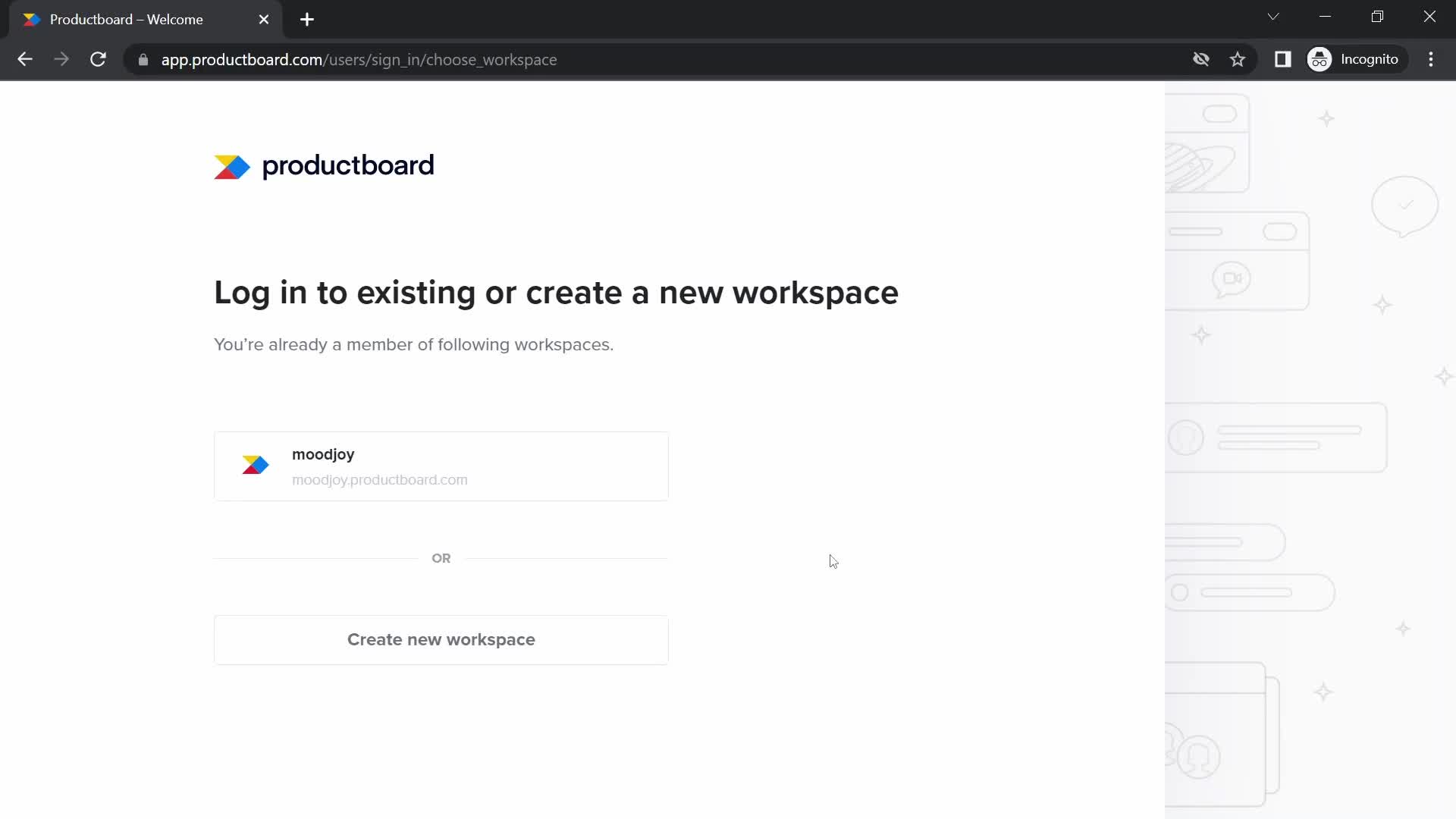 Creating a workspace on Productboard video thumbnail