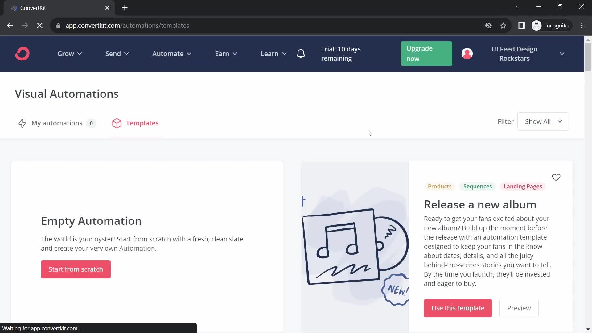 Creating an automation workflow on ConvertKit video thumbnail