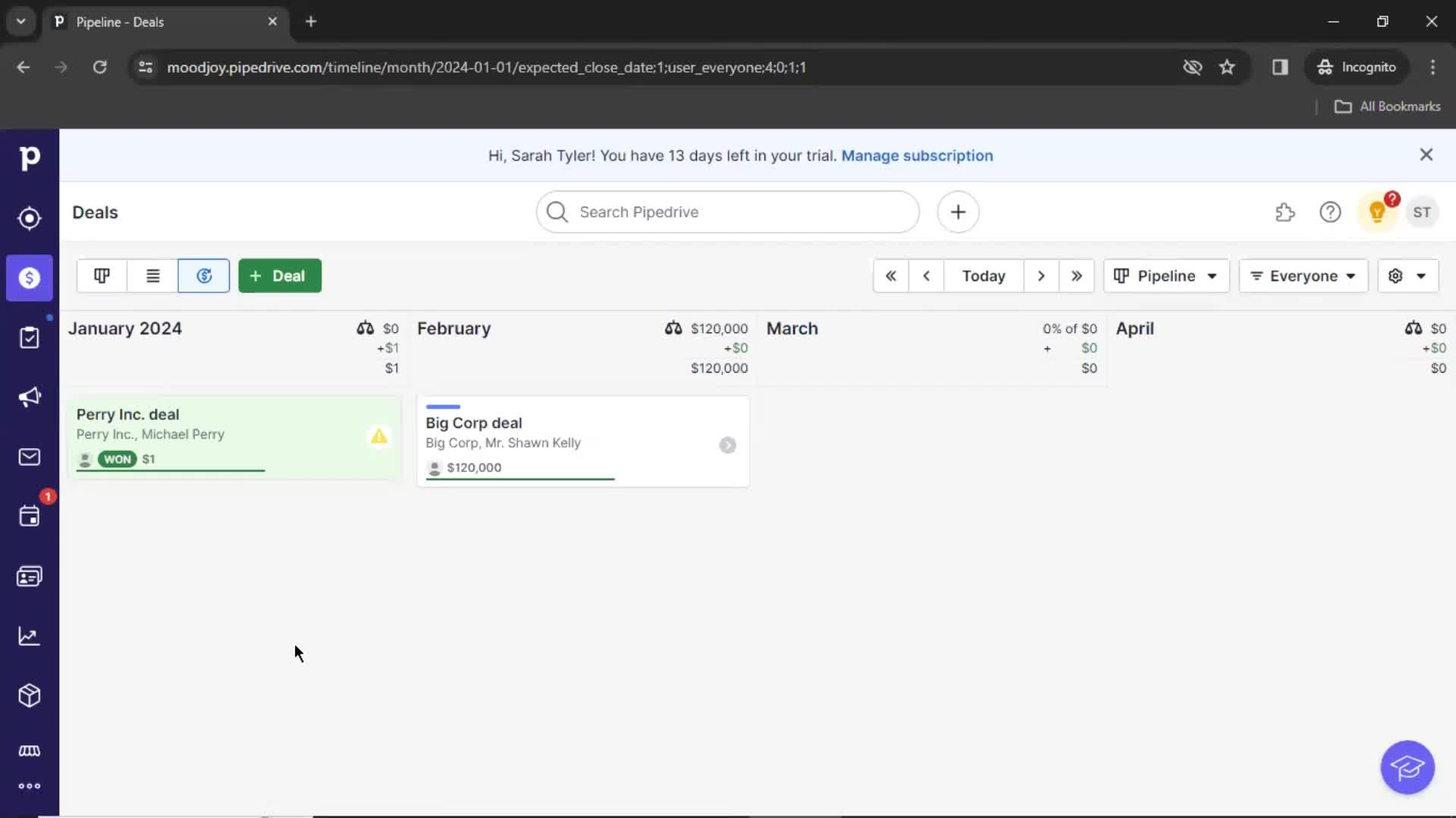 Creating an automation workflow on Pipedrive video thumbnail