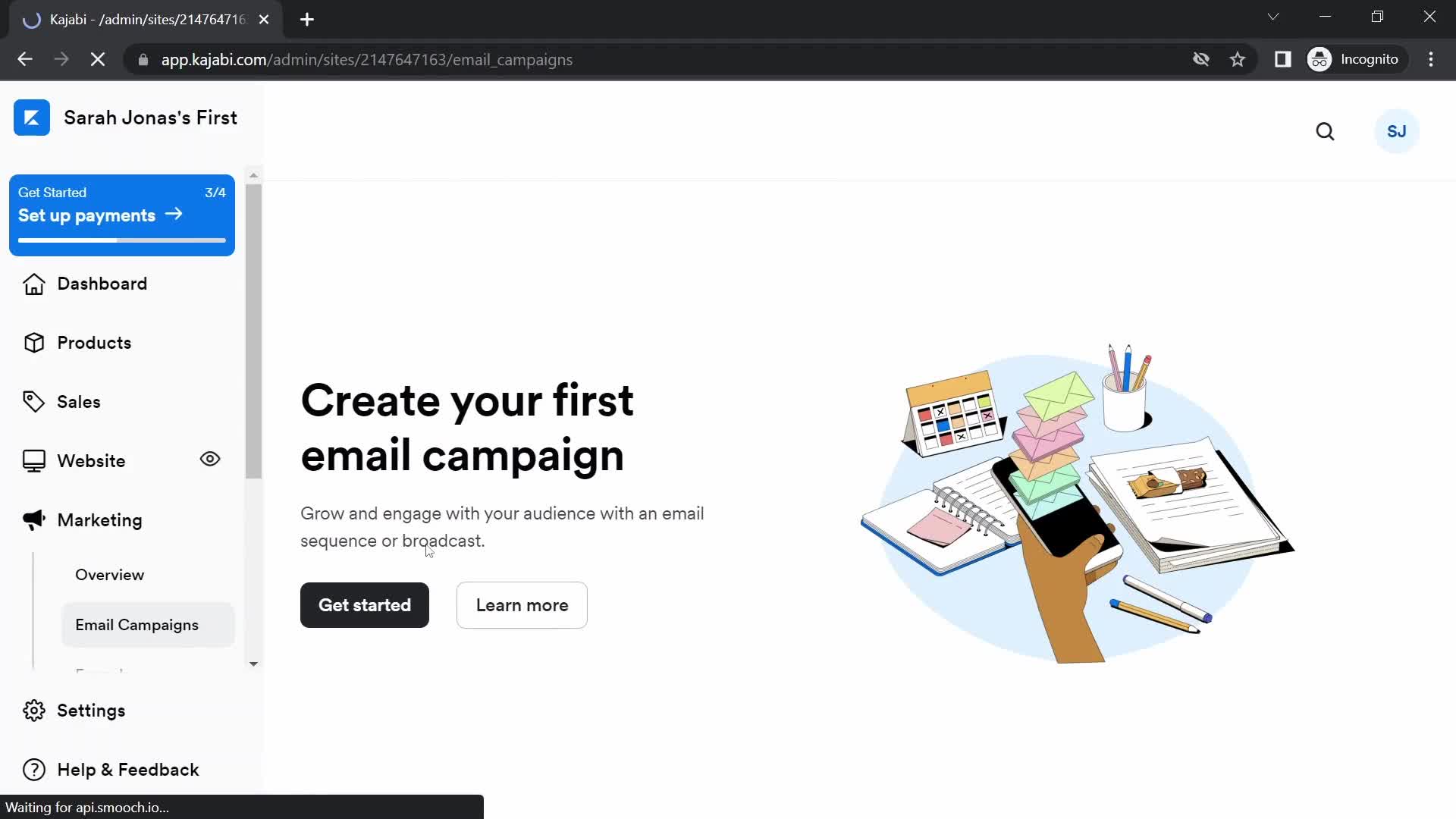 Creating an email campaign on Kajabi video thumbnail
