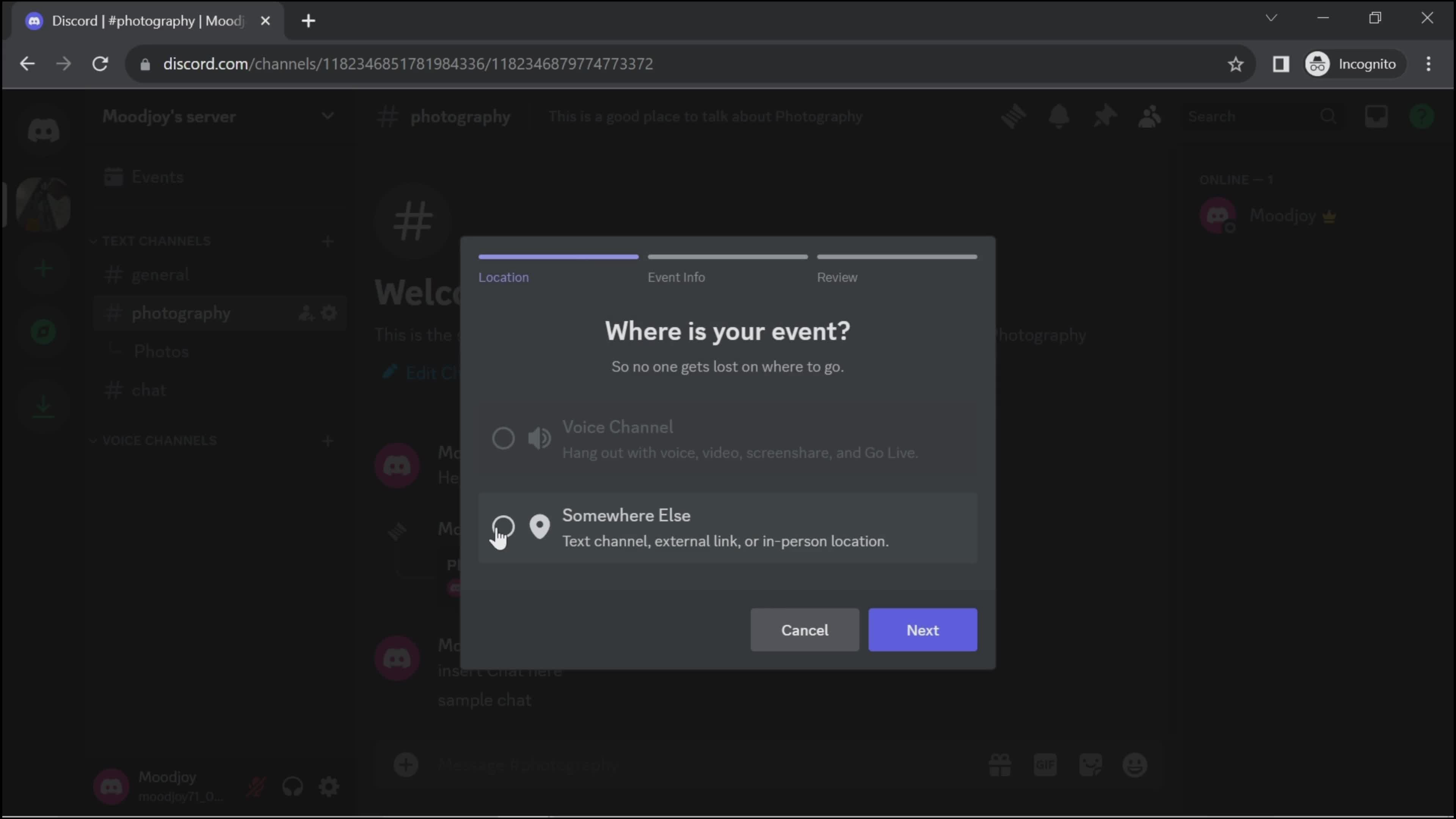 Creating an event on Discord video thumbnail