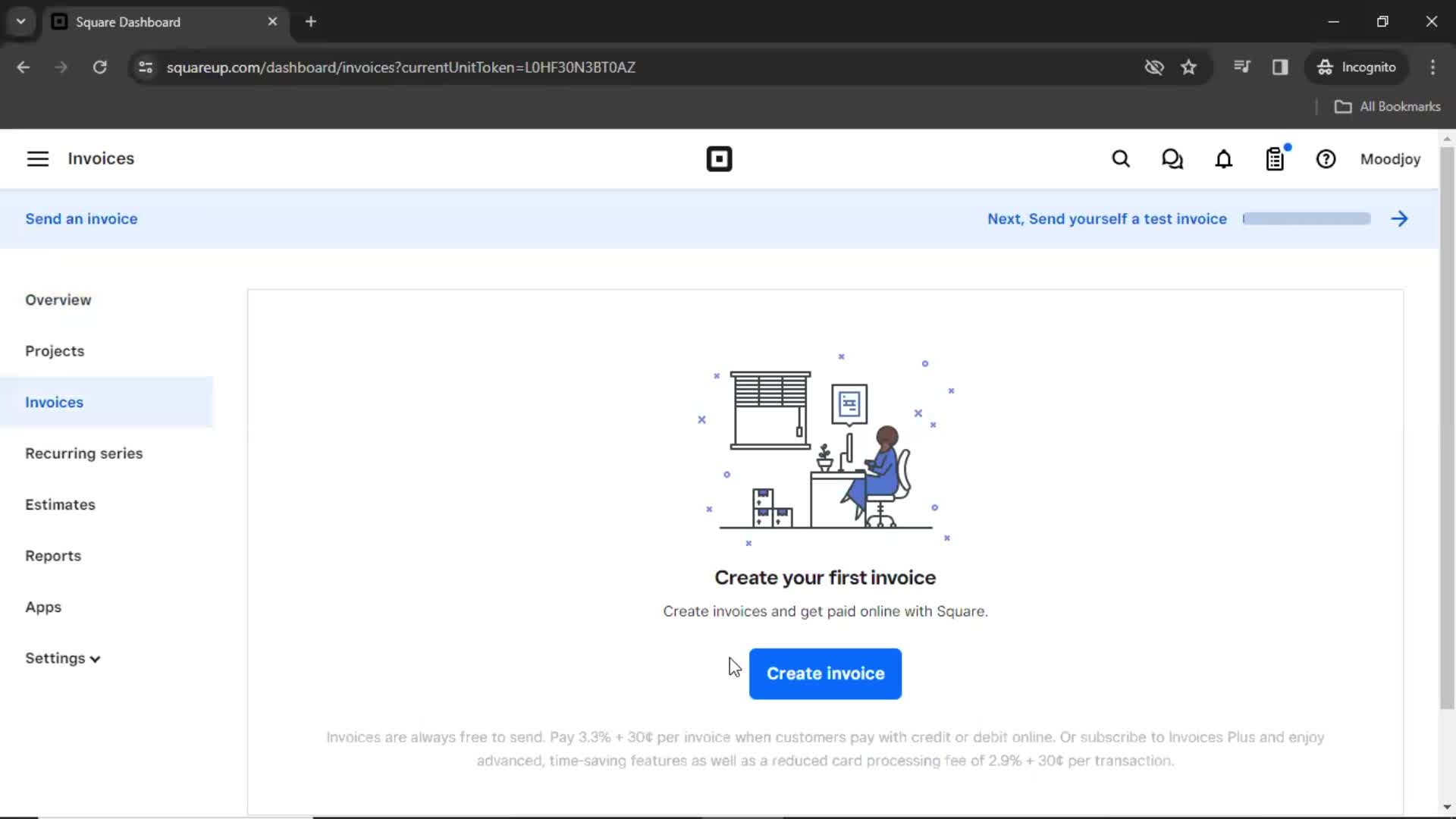 Creating an invoice on Square video thumbnail