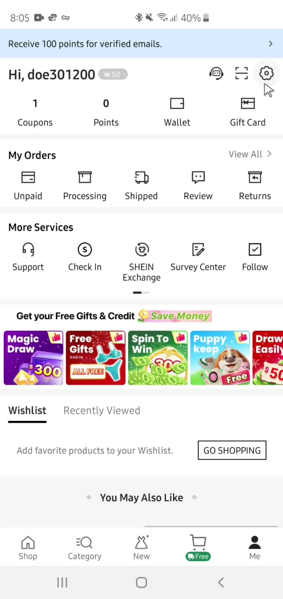 Deleting your account on Shein video thumbnail