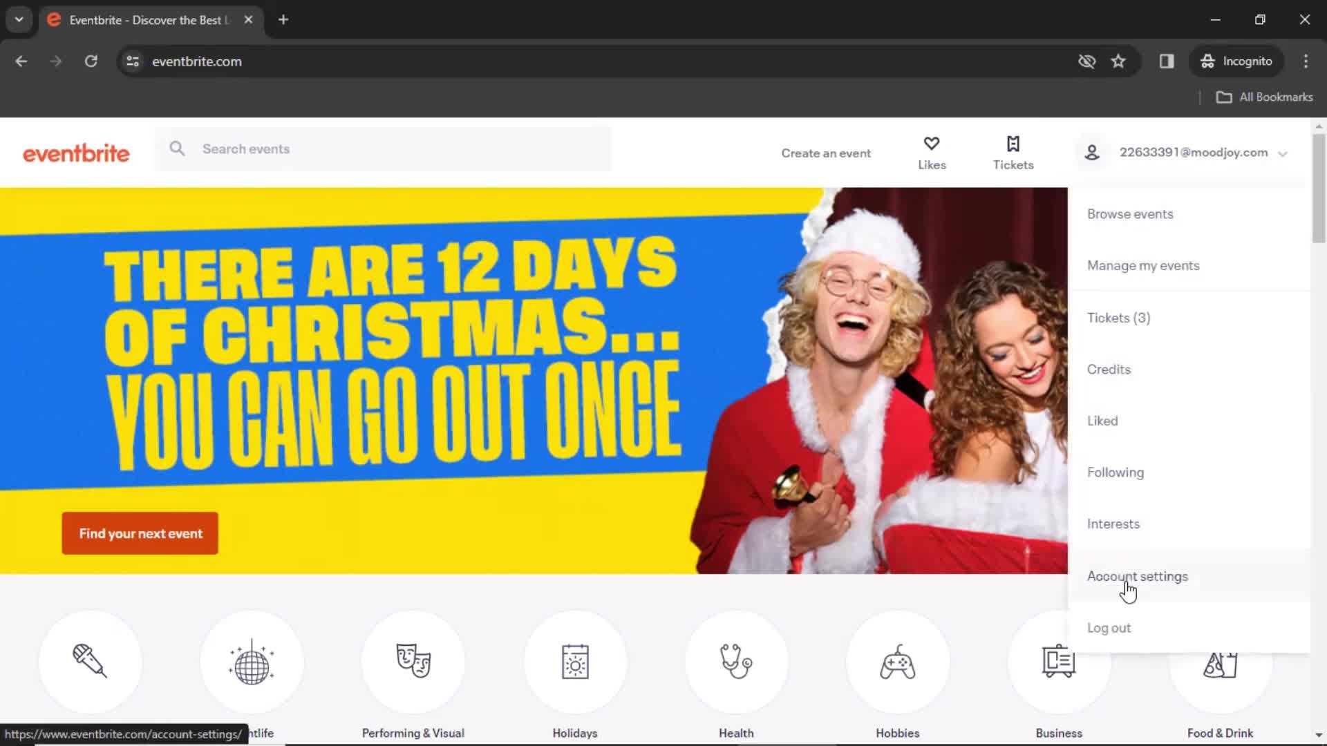 Deleting your account on Eventbrite video thumbnail