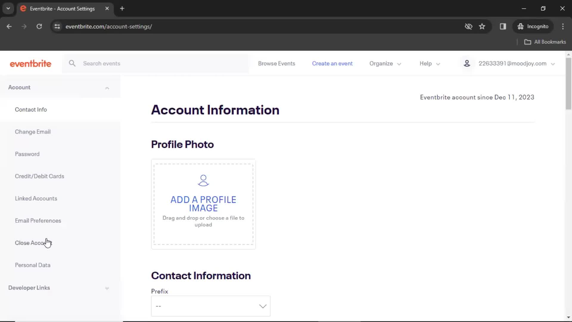 Deleting your account on Eventbrite video thumbnail