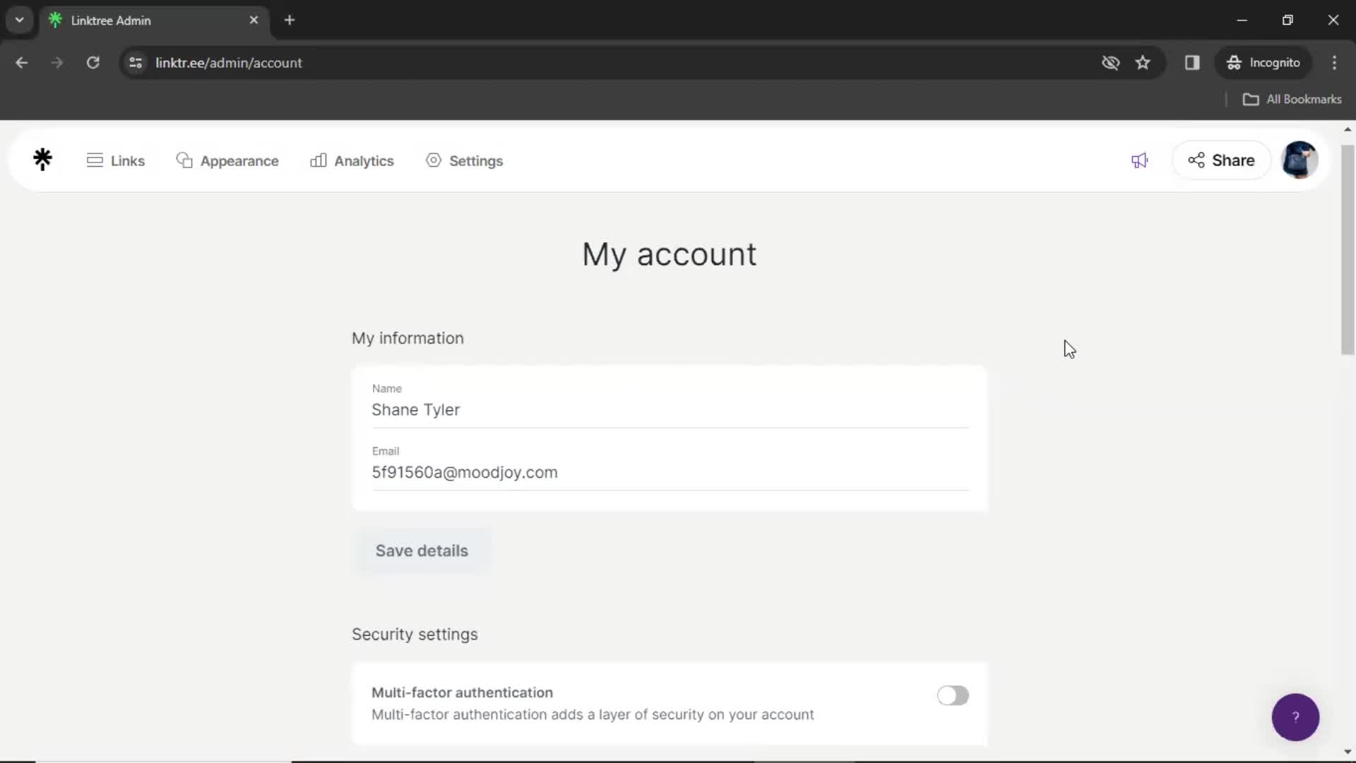 Deleting your account on Linktree video thumbnail