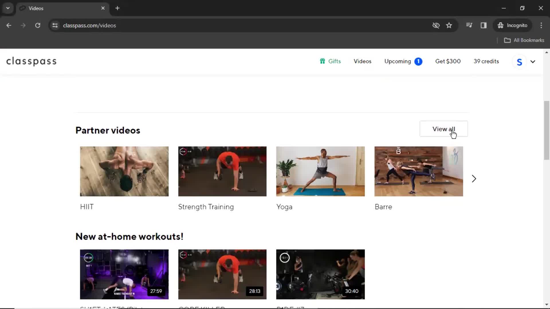 Discovering content on ClassPass video thumbnail