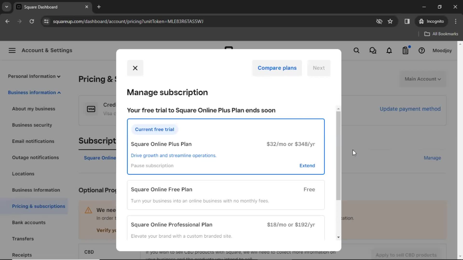 Downgrading your account on Square video thumbnail