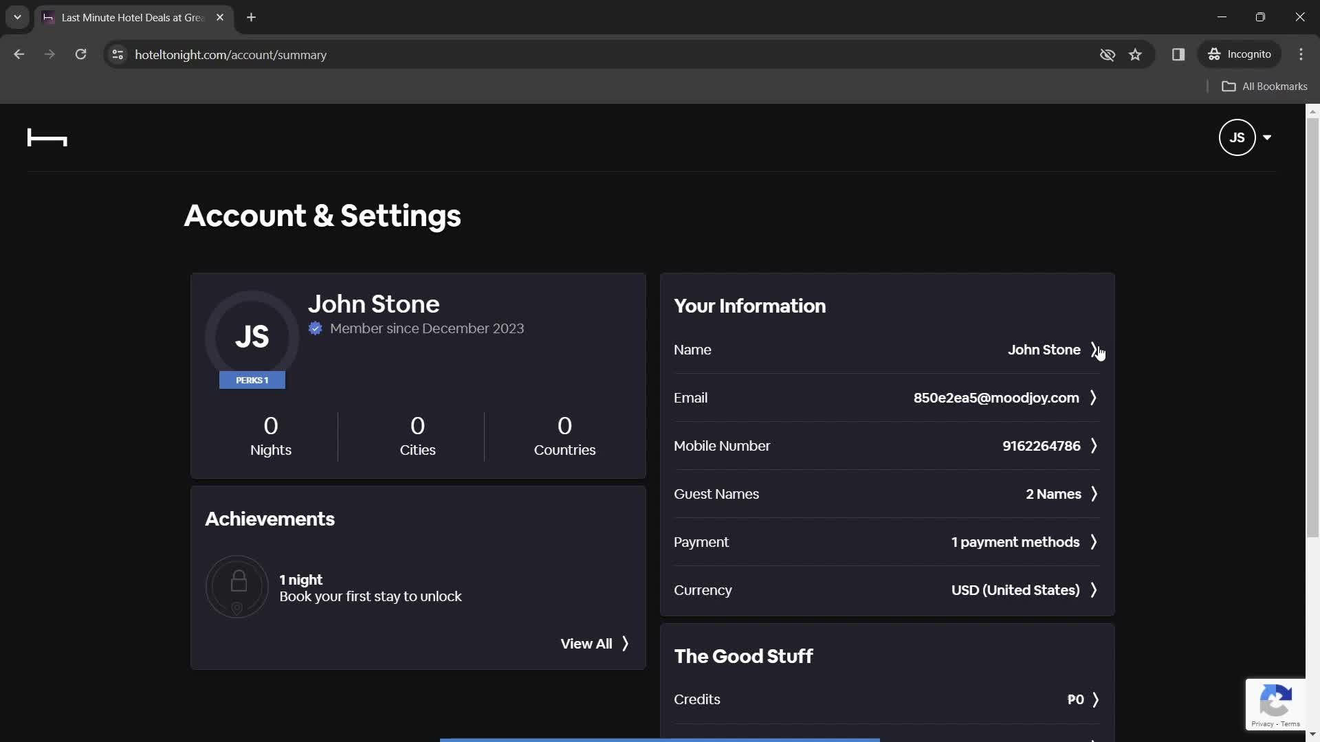 Updating your profile on HotelTonight video thumbnail