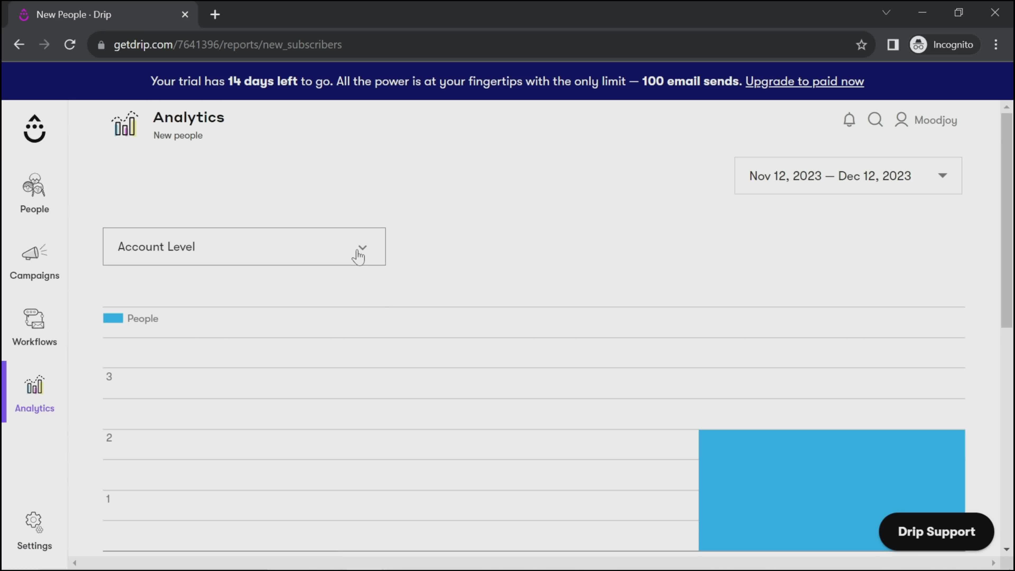 Exporting data on Drip video thumbnail