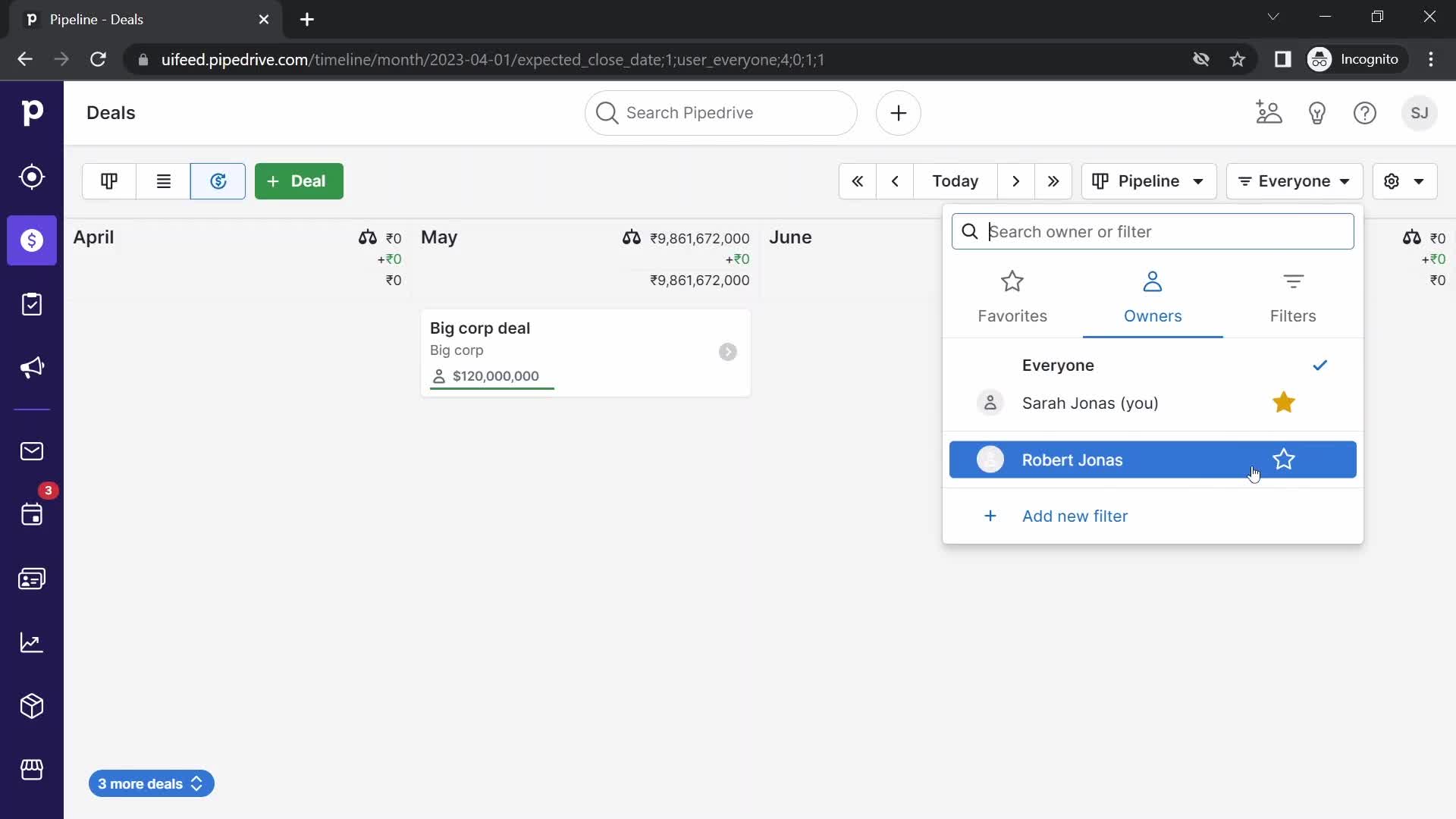 Filtering on Pipedrive video thumbnail