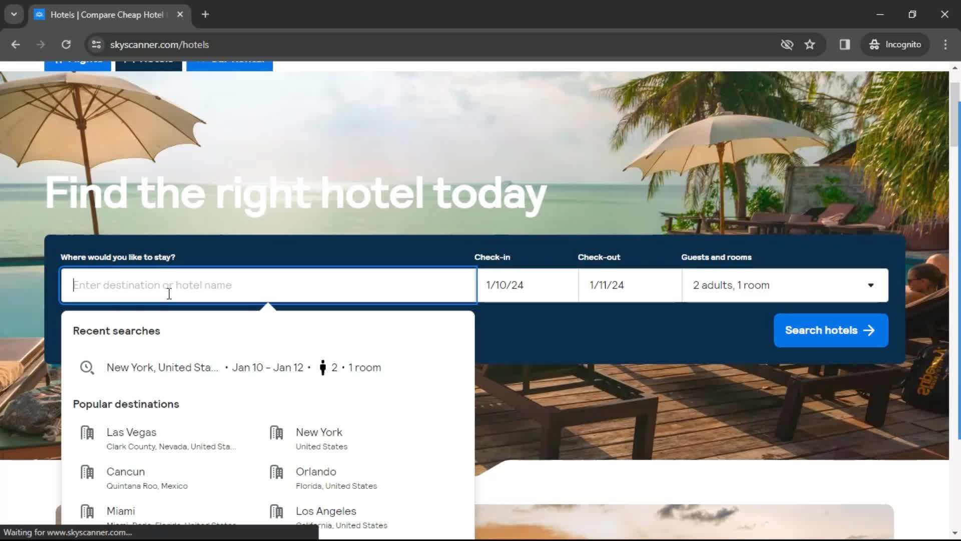 Filtering on Skyscanner video thumbnail