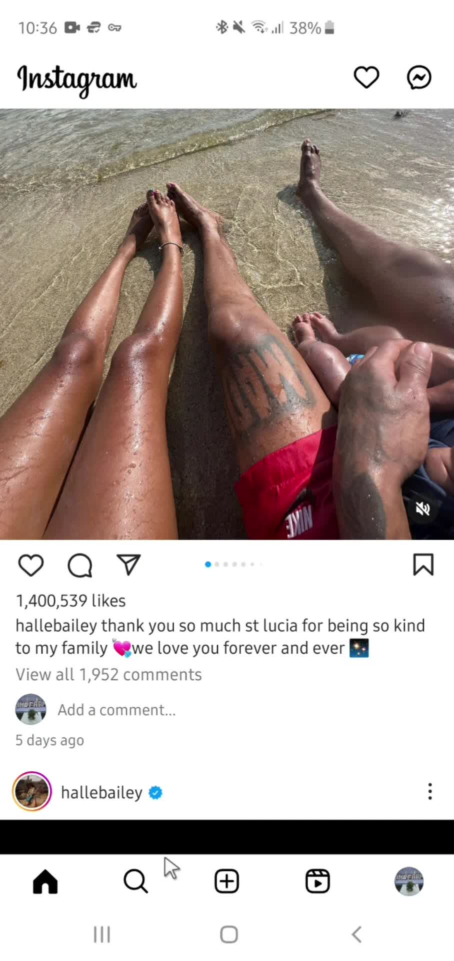 Following a user on Instagram video thumbnail