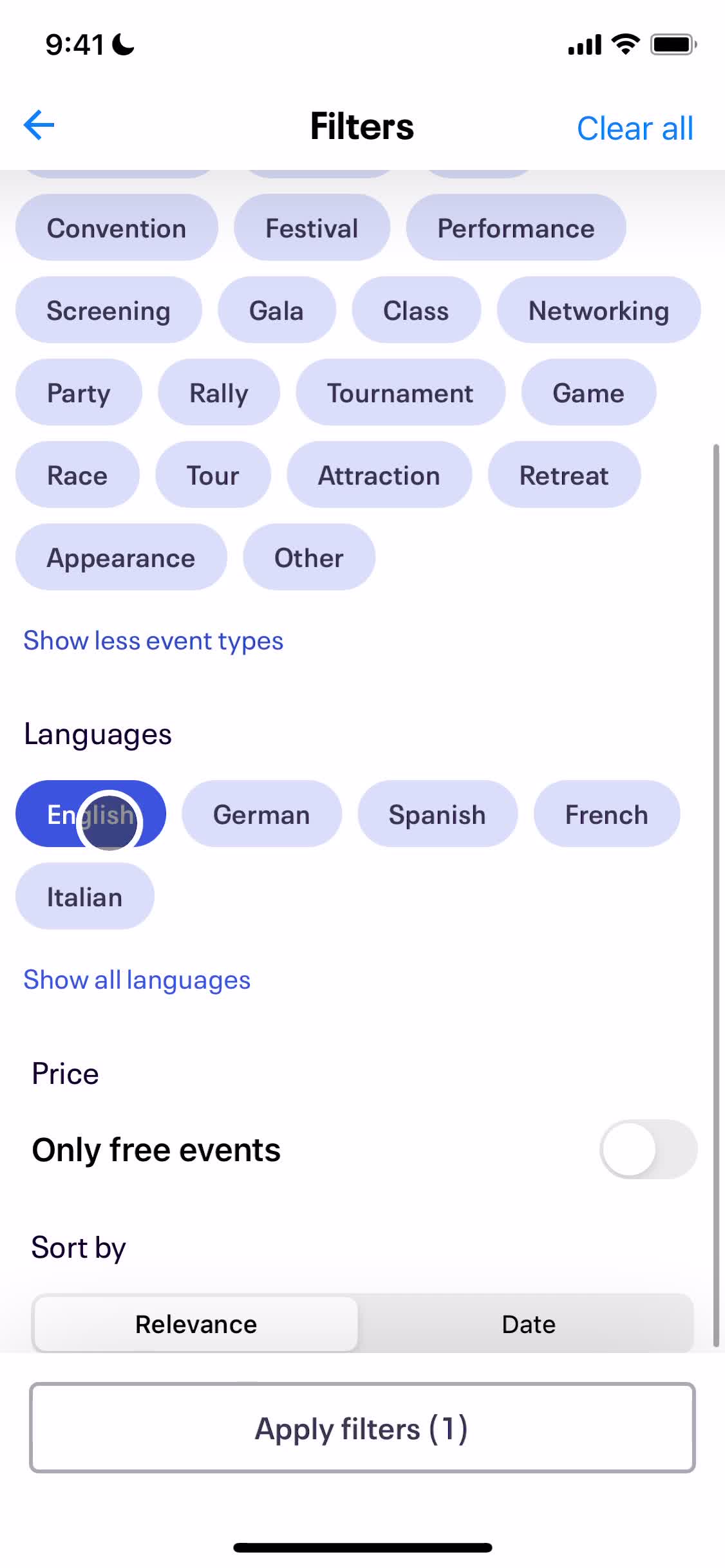 General browsing screenshot