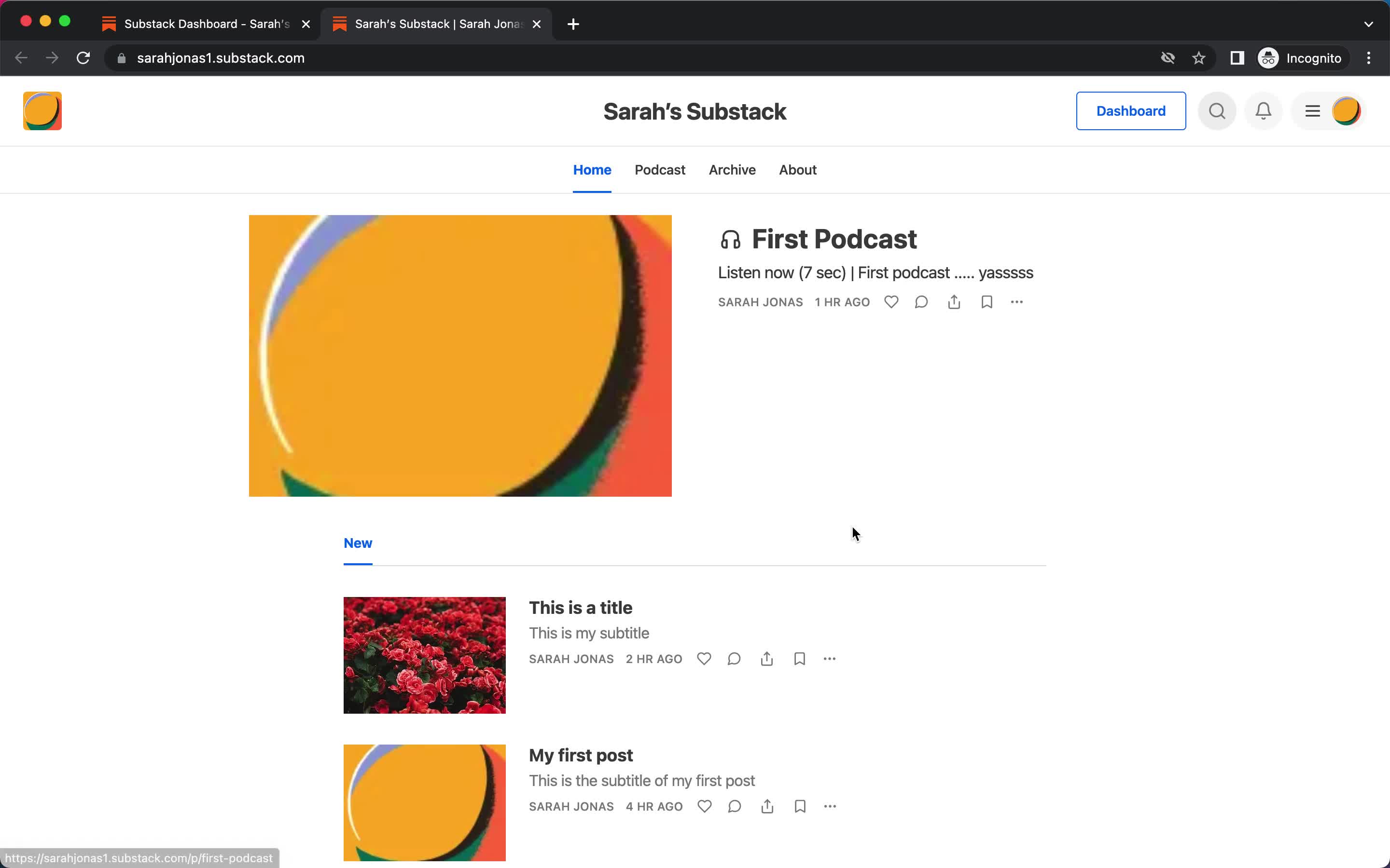 General browsing on Substack video thumbnail