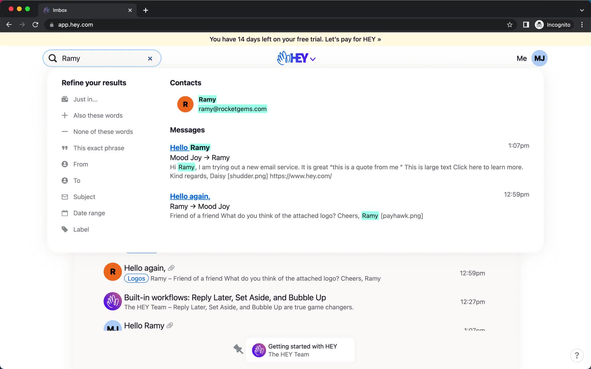 General browsing on Hey video thumbnail