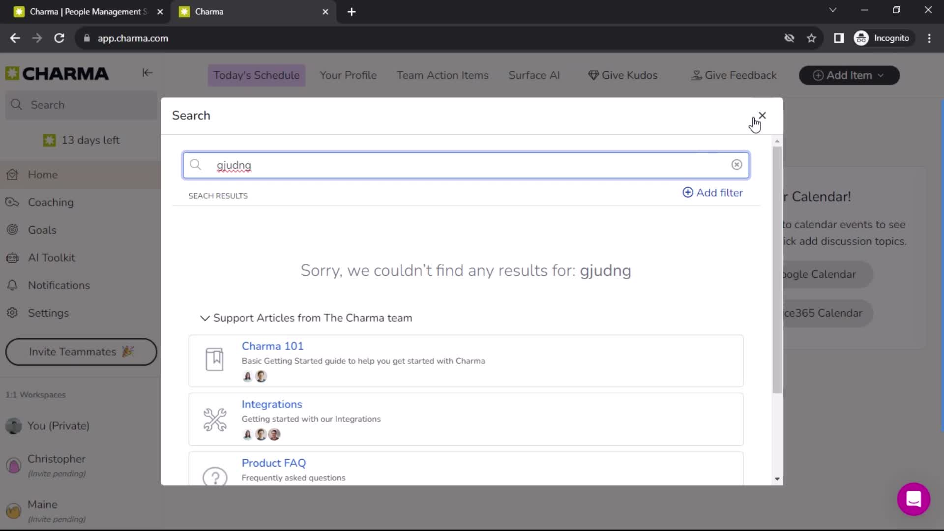 General browsing screenshot