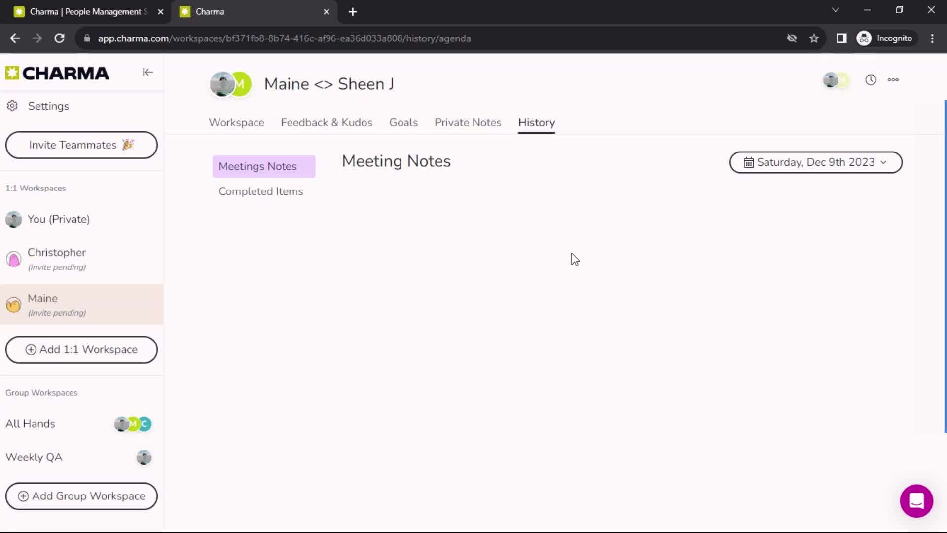 General browsing screenshot