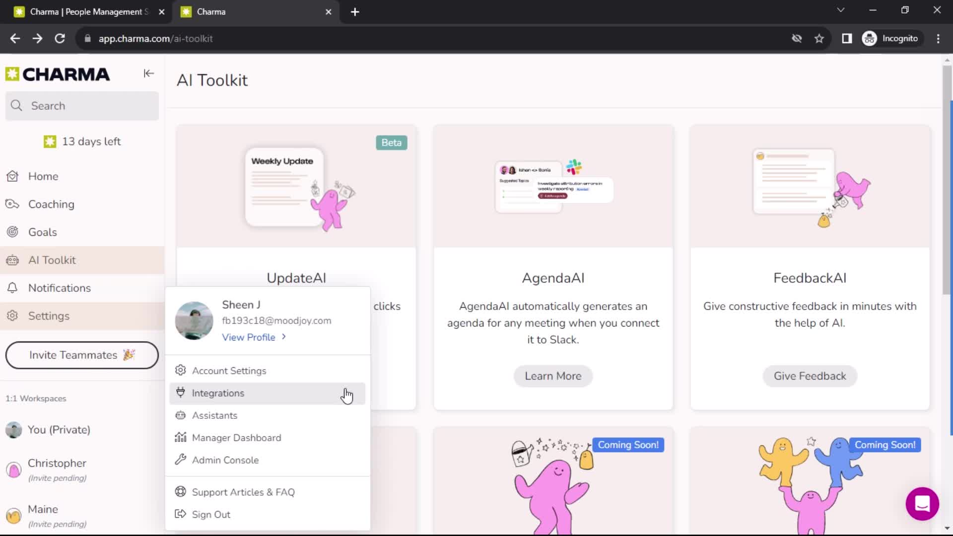 General browsing screenshot