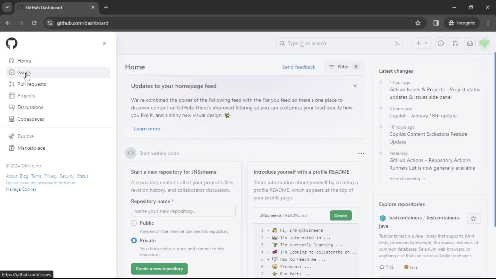 General browsing on GitHub video thumbnail