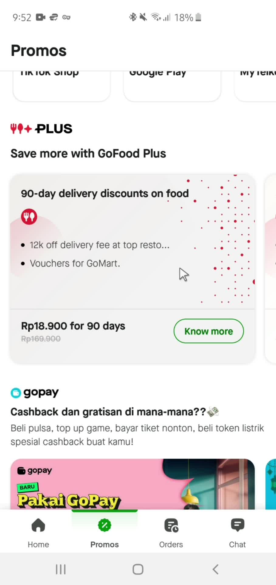 General browsing on Gojek video thumbnail