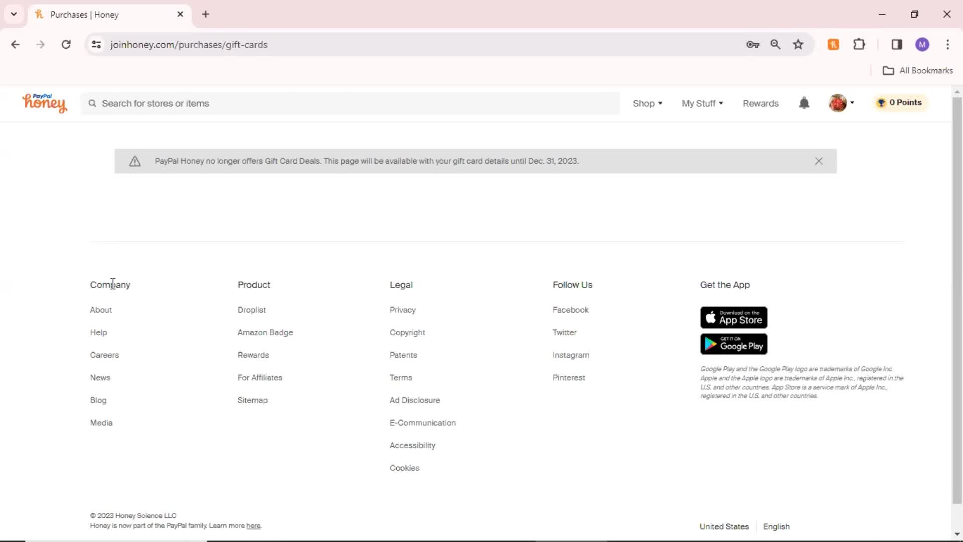 General browsing screenshot
