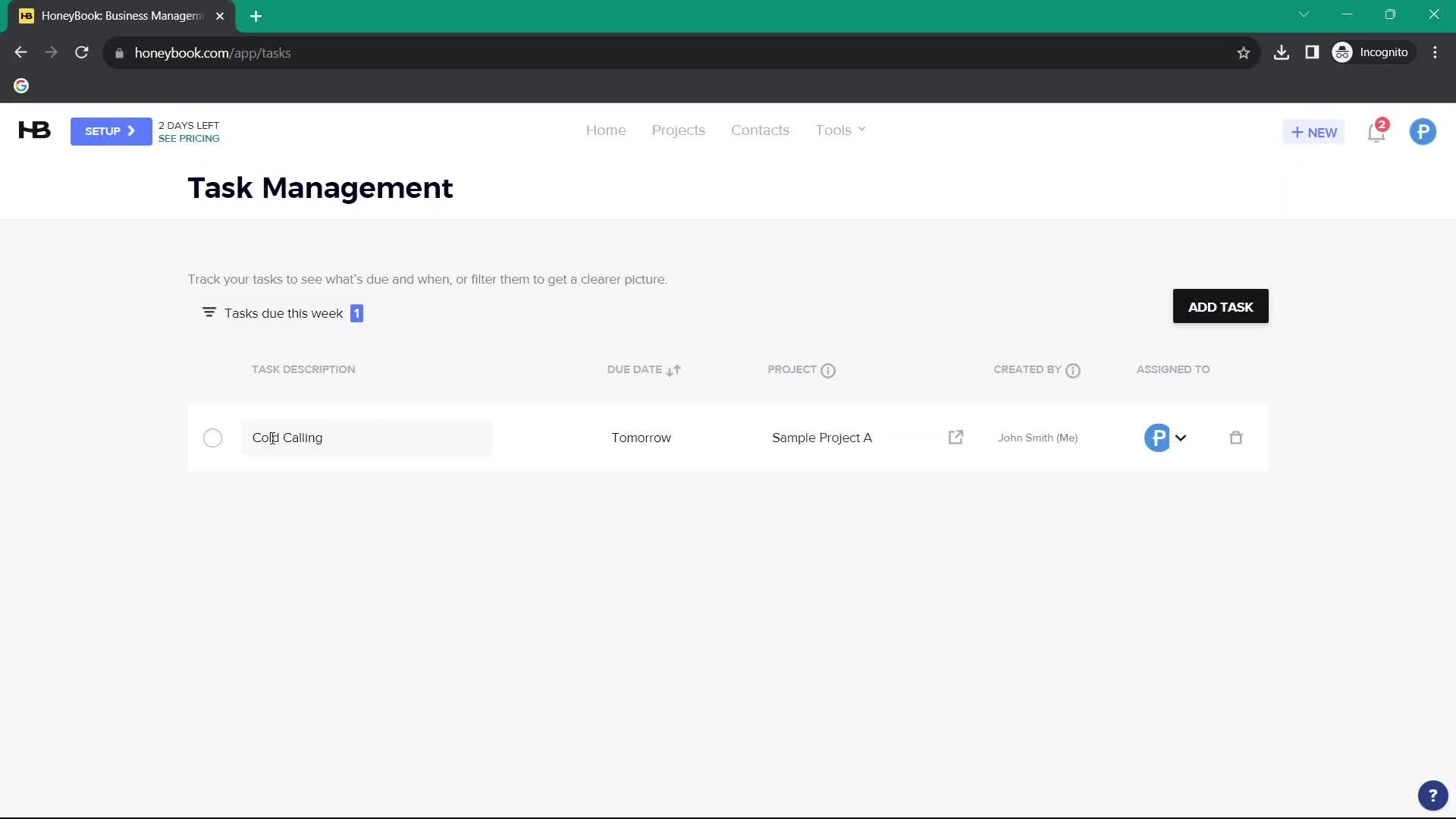 General browsing screenshot