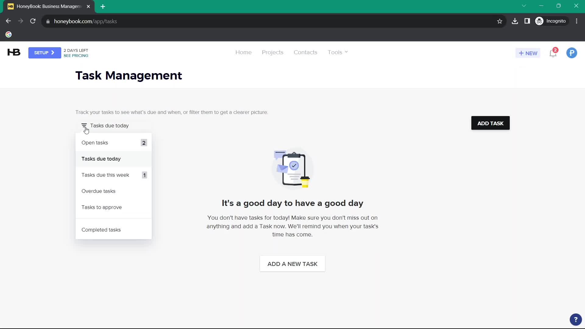 General browsing screenshot