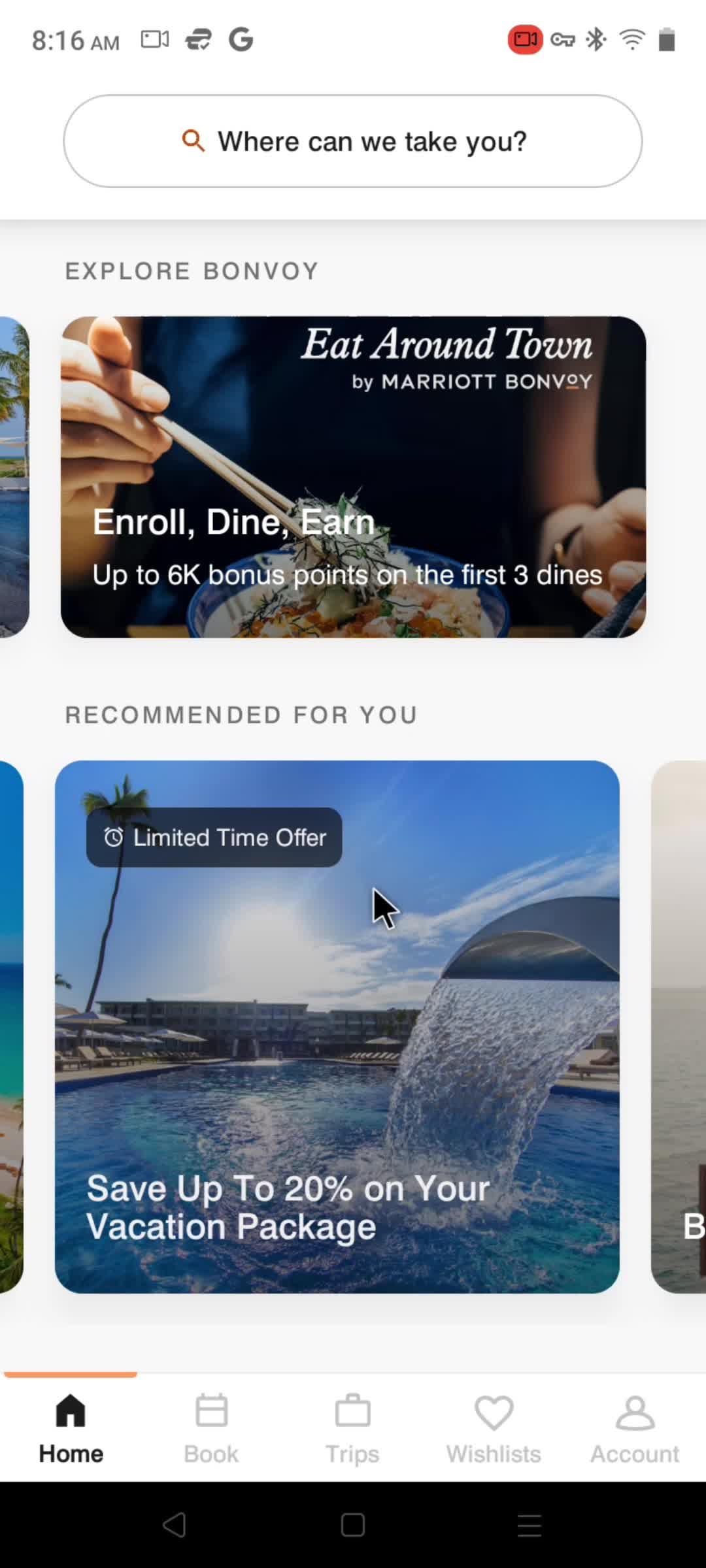 General browsing on Marriott Bonvoy video thumbnail