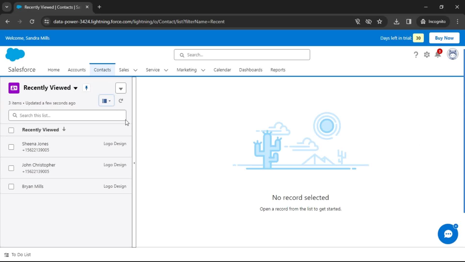 General browsing screenshot