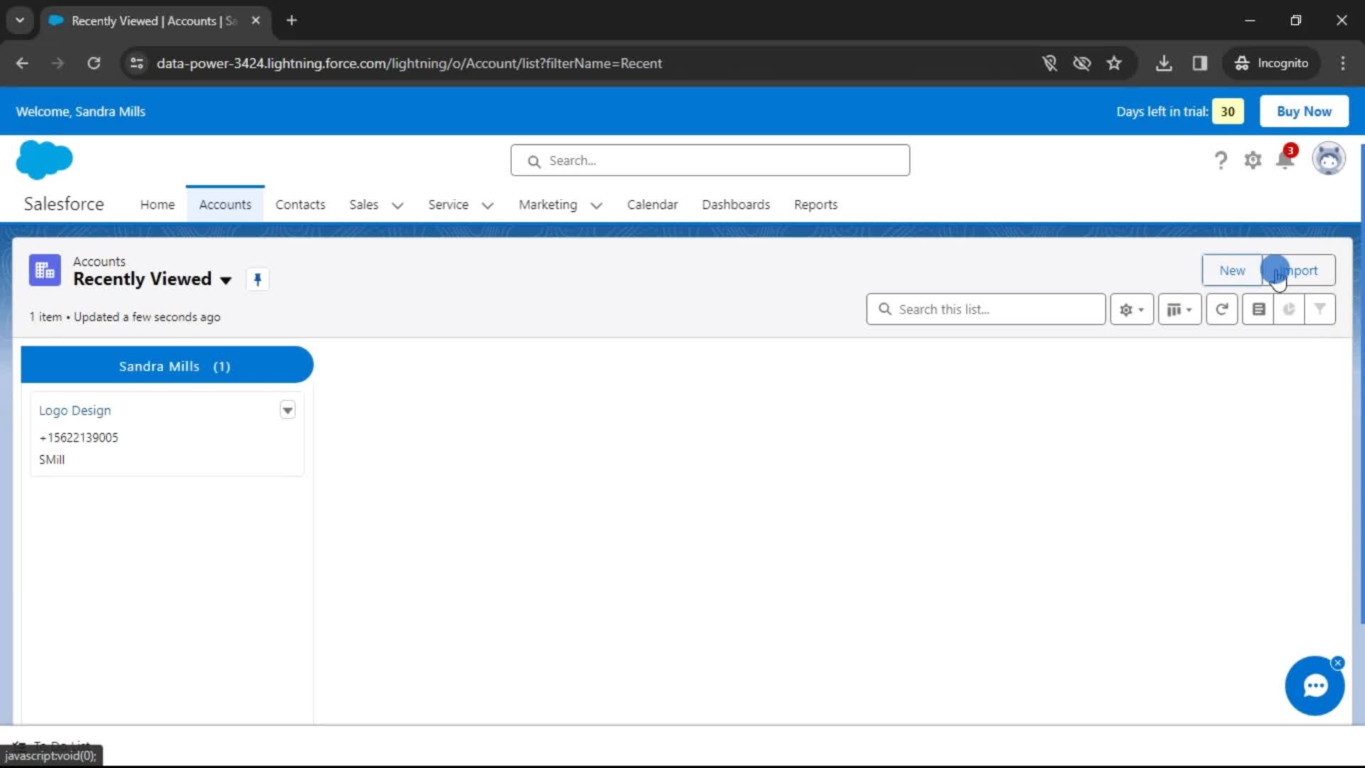 General browsing screenshot