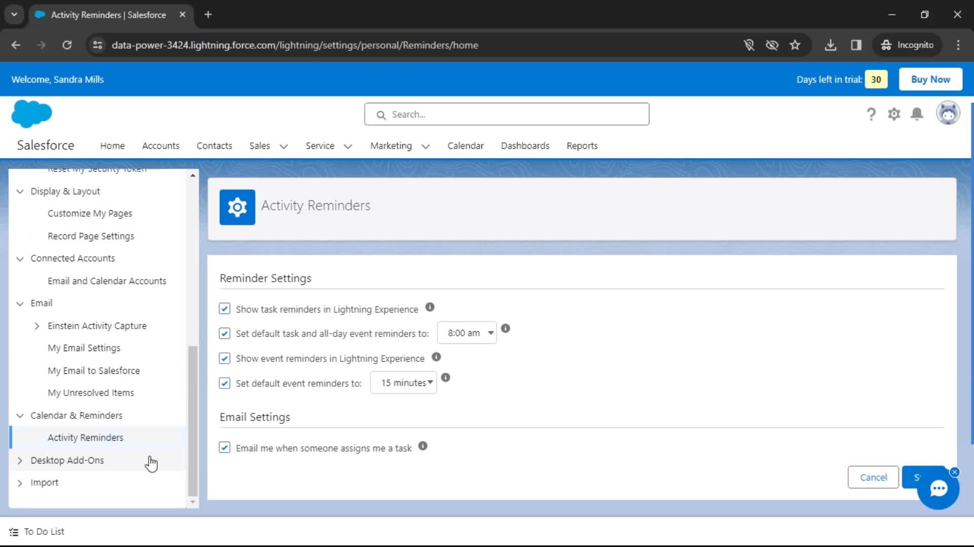 General browsing screenshot