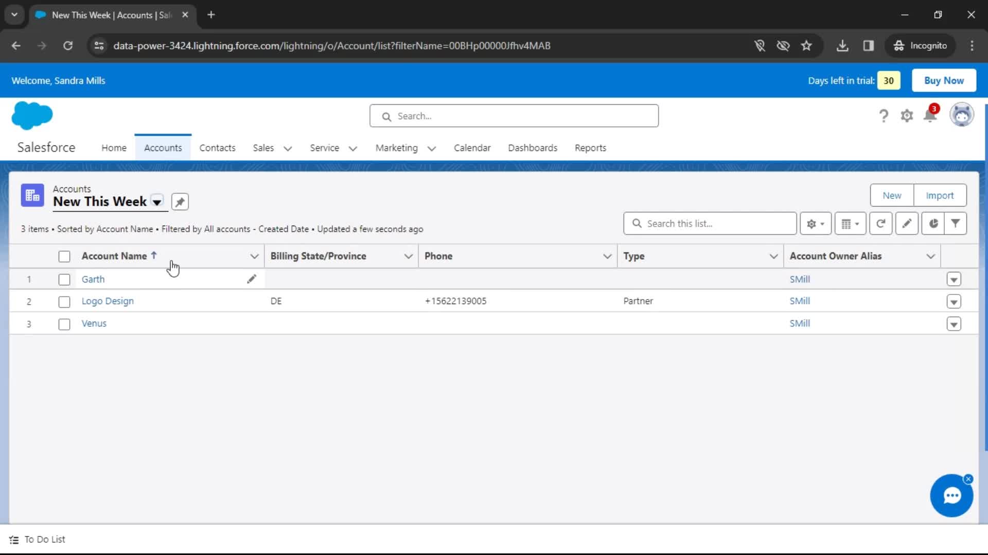 General browsing screenshot
