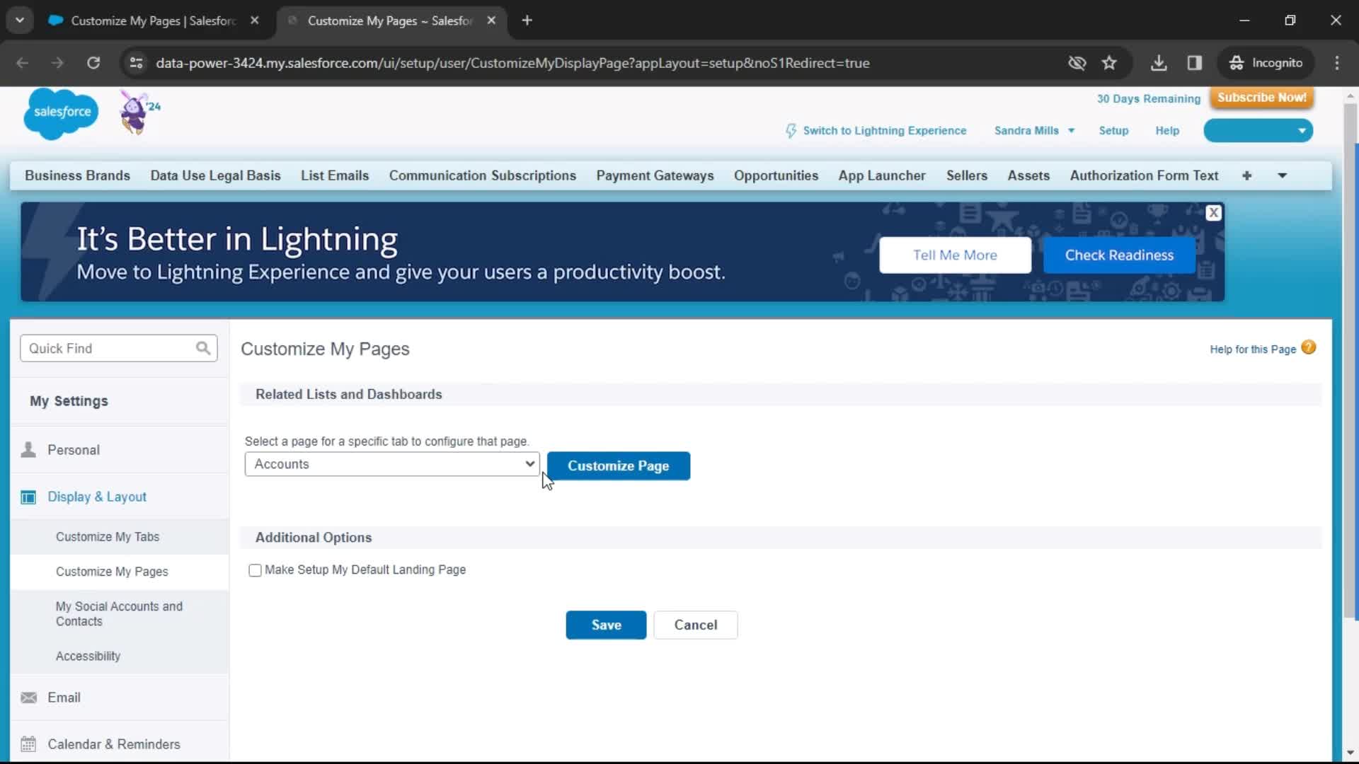 General browsing screenshot