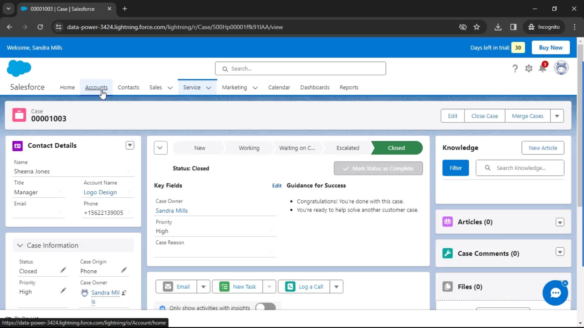 General browsing screenshot