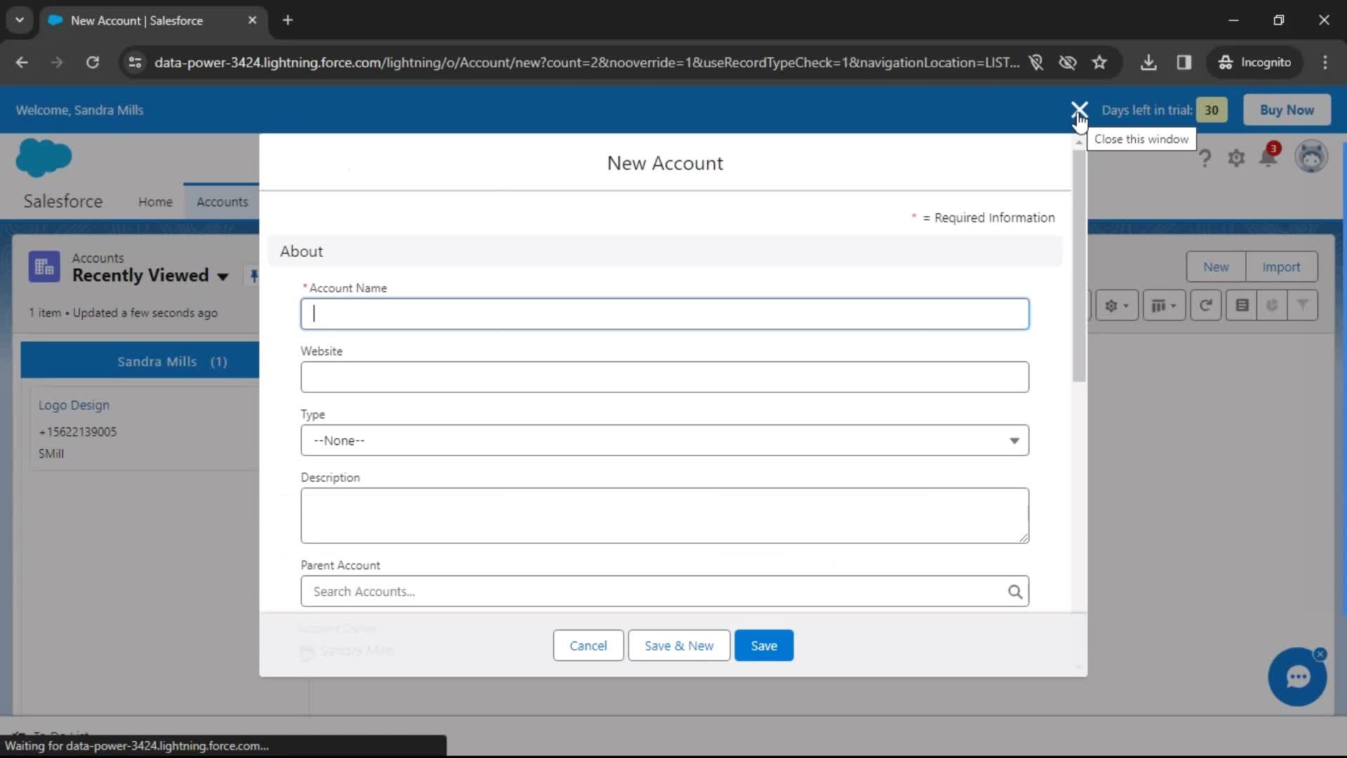 General browsing screenshot
