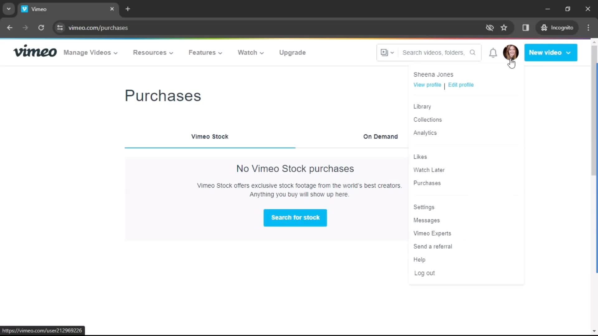 General browsing screenshot
