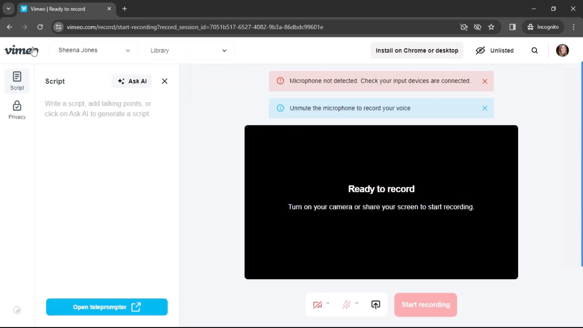 General browsing screenshot